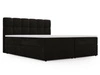 Boxspringbett mit Bettkasten 140x200 Maison Schwarz