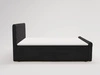 Boxspringbett mit Bettkasten 180x200 Lunaris Schwarz