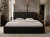 Polsterbett mit Bettkasten und Lattenrost 180x200 Malmo Braun