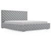 Polsterbett mit Bettkasten und Lattenrost 160x200 Astra Hellgrau