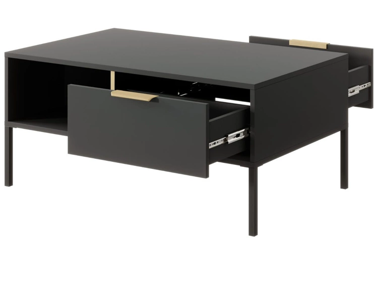 Couchtisch mit Stauraum Drino Anthrazit