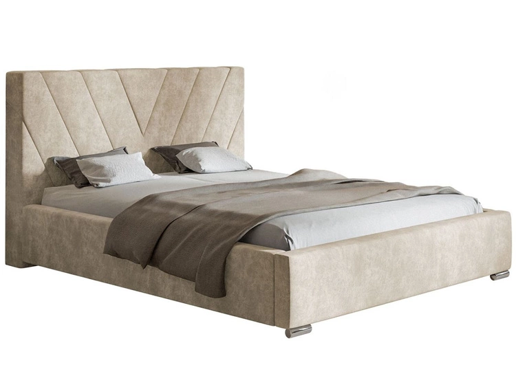Polsterbett mit Bettkasten und Lattenrost 160x200 Tivoli Beige