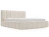 Polsterbett mit Bettkasten und Lattenrost 140x200 Cloud Beige