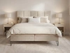Boxspringbett mit Bettkasten 160x200 Vendi Beige