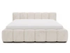 Polsterbett mit Bettkasten und Lattenrost 120x200 Cloud Low Beige