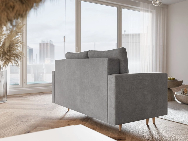 Schlafsofa mit Bettfunktion und Bettkasten Castelo Dunkelblau