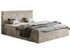 Polsterbett mit Bettkasten und Lattenrost 160x200 Esma Beige