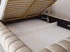 Polsterbett mit Bettkasten und Lattenrost 120x200 Italia Beige