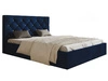 Polsterbett mit Bettkasten und Lattenrost 180x200 Selva Dunkelblau