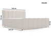 Boxspringbett mit Bettkasten 140x200 Bouclé-Stoff Cloud Schwarz
