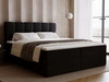 Boxspringbett mit Bettkasten 160x200 Maison Schwarz
