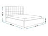Polsterbett mit Bettkasten und Lattenrost 160x200 Terra Rosa