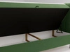 Boxspringbett mit Bettkasten 140x200 Primavera Grün