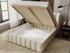 Polsterbett mit Bettkasten und Lattenrost 180x200 Neos Beige