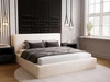 Polsterbett mit Bettkasten und Lattenrost 200x200 Monaco Creme