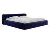 Polsterbett mit Bettkasten und Lattenrost 120x200 Lipari Blau