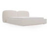 Polsterbett mit Bettkasten und Lattenrost 140x200 Palermo Creme