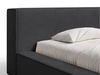 Polsterbett mit Bettkasten und Lattenrost 140x200 Mali Schwarz