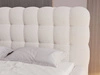 Polsterbett mit Bettkasten und Lattenrost 200x200 Twist Beige