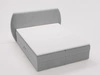 Boxspringbett mit Bettkasten 180x200 Bogota Hellgrau