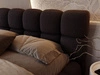 Polsterbett mit Bettkasten und Lattenrost 180x200 Modo aus Bouclé-Stoff Schwarz