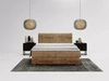 Boxspringbett mit Bettkasten 160x200 Forte Beige
