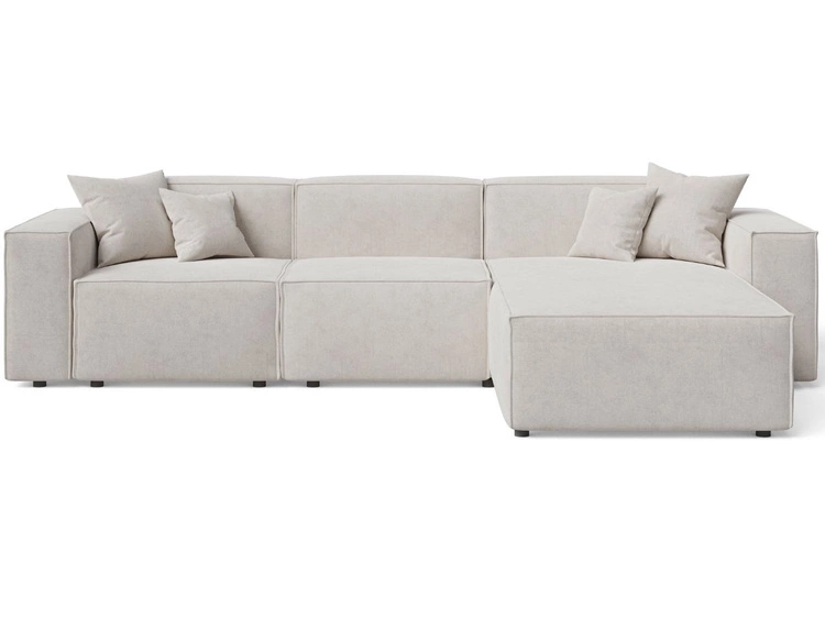 Ecksofa L-Form Rechts Arizona Beige