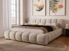 Polsterbett mit Bettkasten und Lattenrost 120x200 Doria Beige