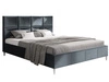 Polsterbett mit Lattenrost 120x200 Luxe Dunkelgrau