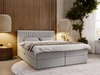 Boxspringbett mit Bettkasten 140x200 Marbella Hellgrau