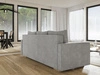 Schlafsofa mit Bettfunktion und Bettkasten Pori Grün