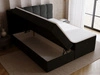 Boxspringbett mit Bettkasten 140x200 Maison Dunkelgrau