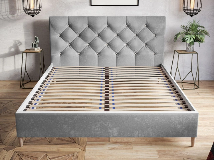 Polsterbett mit Lattenrost 140x200 Tril Beige