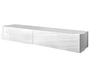 Hängendes TV-Lowboard mit zwei Türen 175 cm Sorelle Weiß Hochglanz
