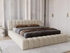 Polsterbett mit Bettkasten und Lattenrost 140x200 Italia Beige