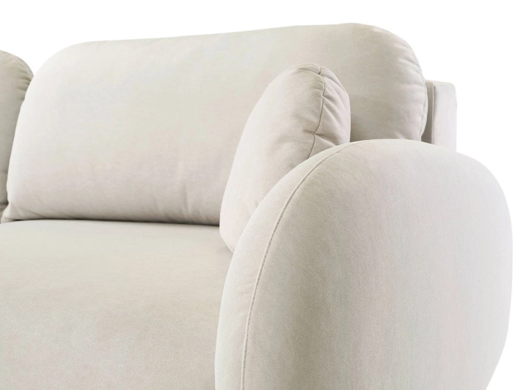 Schlafsofa mit Bettfunktion und Bettkasten Alta Hellgrau