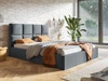 Polsterbett mit Bettkasten und Lattenrost 180x200 Malo Dunkelgrau