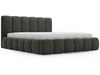 Polsterbett Ohne Bettkasten mit Lattenrost 160x200 Cloud Dunkelgrau
