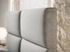 Boxspringbett mit Bettkasten 140x200 Hera Dunkelgrau
