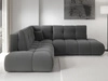Ecksofa mit Schlaffunktion und Bettkasten Links Kair Graphit