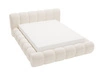 Polsterbett mit Bettkasten und Lattenrost 140x200 Doria Creme