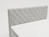 Boxspringbett mit Bettkasten 160x200 Lunaris Hellgrau