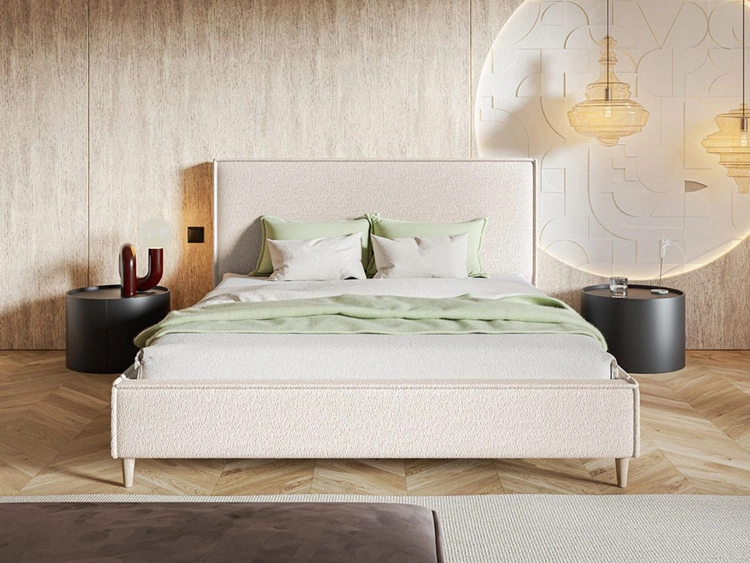 Polsterbett mit Lattenrost 120x200 Grenada Beige