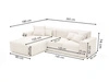 Ecksofa L-Form Links Moderne Ecksofa Leni Creme