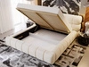 Polsterbett mit Bettkasten und Lattenrost 140x200 Mellow Beige