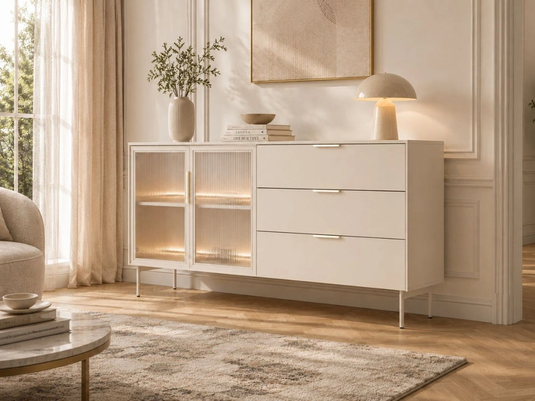 Wohnzimmer-Set Lumina Kaschmir