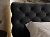 Polsterbett mit Bettkasten und Lattenrost 180x200 Apollo  Schwarz