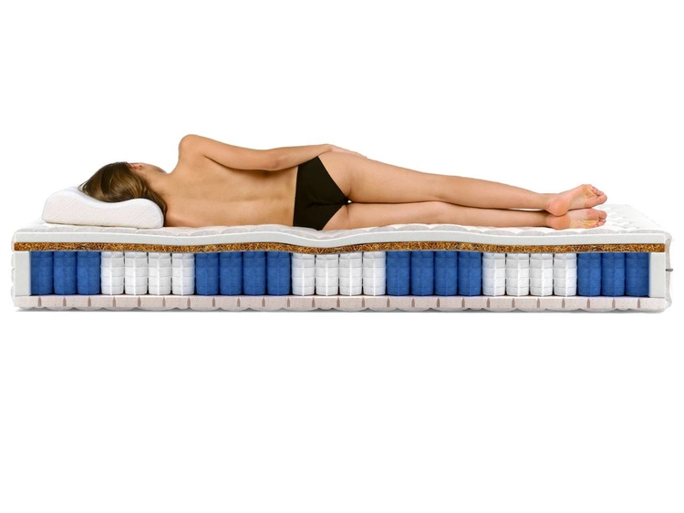 Taschenfederkernmatratze mit profiliertem Schaum Evion 120x200