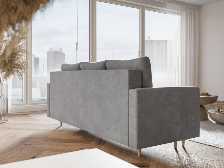 Schlafsofa mit Bettfunktion und Bettkasten Castelo Beige
