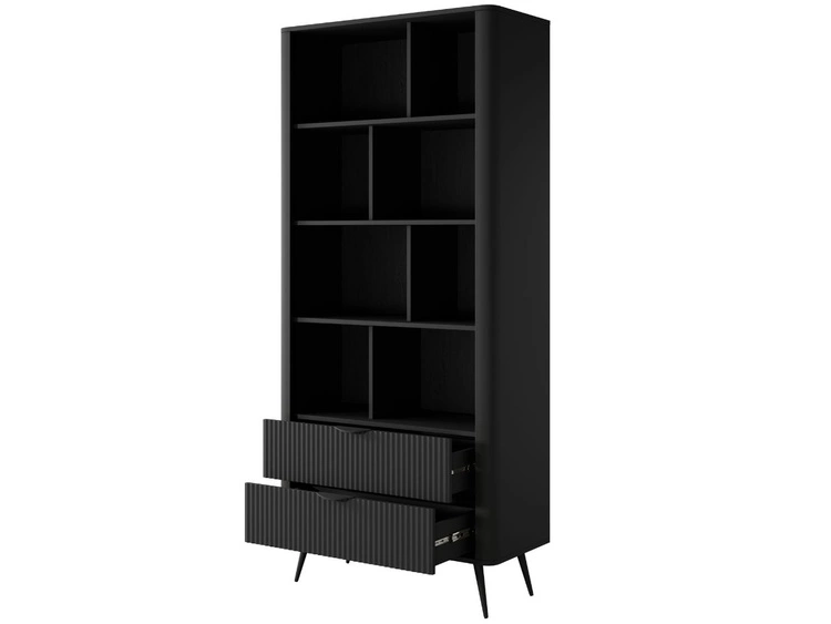 Regal mit Schubladen Latina Schwarz